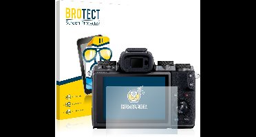 BROTECT - Screenprotector voor Canon EOS M5 - Folie Beschermfolie transparant 2 Stuks