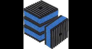 Allecto - Antivibratiepads - Wasmachine accessoires - Geluidsisolatie - 4 stuks - Geschikt voor wasmachines - Zwart - Rubberen matten met EVA-centrum met voorgeboord gat - 2 inch x 2 inch x 7/8 inch.