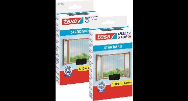 Tesa Standard - Ramen Hor - 110cm x 130cm - Zwart - Zelfklevende Klittenband