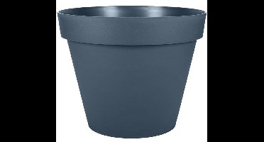 Ronde bloempot - EDA - Toscane - Ø 40 cm - 23 L - Binnen/buiten - Ø 40 x H.32 cm - Denimblauw