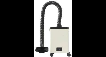 Fume Extractor - Rookafzuiger - 150W - Afzuiger Rook - Mini Lasapparaat - Mini Soldeerapparaat - Soldeerapparaat - Rookafzuiger Graveren - met 3-Fase Filters - Sterke Zuigkracht en Luchtzuiveraar - voor Lasergraveren - DIY en Lassen