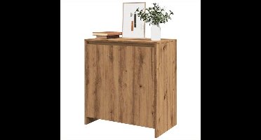 Handgemaakt Eikenhouten Dressoir – Kast – Buffet – Opbergkast – Dressoir – Rustiek Design – 70x41x75 cm – Massief Eikenhout