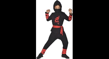 Ninja kinderkostuum zwart