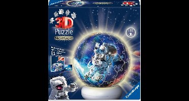 Ravensburger – Astronauten – 3D Puzzle-Ball Nachtlicht – 73 Stukjes
