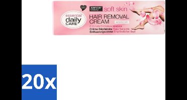 20 x Sence – Ontharingscrème – Gevoelige Huid – 150 ml - Ontharing Crème - Gevoelige Huid - Haartjes Verwijderen - Pijnloos Ontharen - Haartjes Oplossen