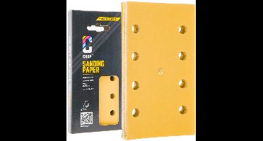 CROP GoldX Schuurstroken korrel 220 - 70x125mm - 10 stuks