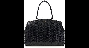 GUESS schoudertas Cheryl Deluxe Dome Tote Black zwart