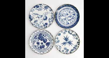 Tokyo Design Studio - Flora Japonica - Borden - 4-delig - 16x2cm - Porselein