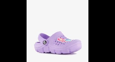 Kinder klompen paars met zeemeermin - Maat 25
