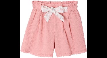 Vertbaudet Meisjesshort van katoengaas