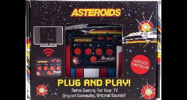 Asteroids - TV plug & play - wireless controller - retro gaming