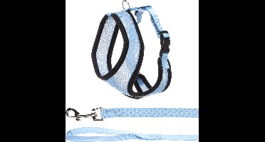 Kat Harnas met looplijn Harms Blauw 37cm 43-55cm 120cm 15mm