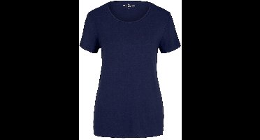 Tom Tailor - Pyjamatop - Maat 46 - dark blue uni