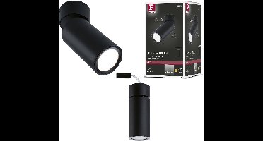 LED-plafondlamp 3-Step-Dim Turnal Coin 2700K 470lm 230V 6W dimbaar Zwart mat