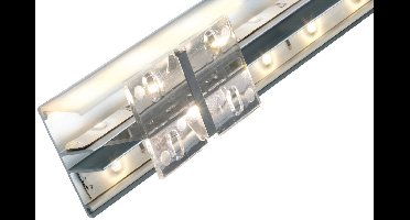 LED Strip profiel Duo 1m Alu geëloxeerd