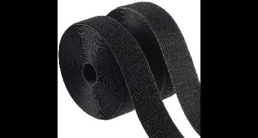 New Age Devi - Klittenband - Velcro - Zelfklevend - Knutselen - DIY - 5m x 2cm - Zwart