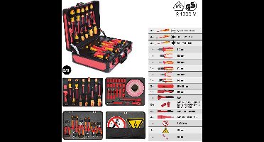 KS Tools 117.1890 117.1890 Gereedschapsset Universeel In koffer 43-delig