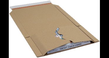 Boekverpakking 325 x 250 x 0-80 mm (a4+) bruin | 25 stuks