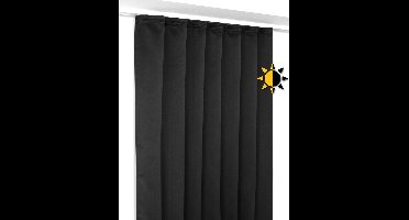 Boraboi® Verduisteringsgordijn - Zwart - 140x225 cm - Polyester