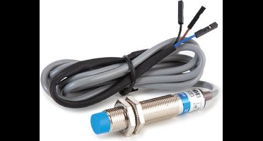 Whadda Benaderingsschakelaar, inductief, 6-36 VDC, contactloos, bereik 4mm, wit