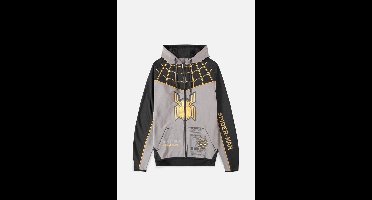 Marvel SpiderMan - No Way Home Tech Vest met capuchon - L - Grijs/Zwart