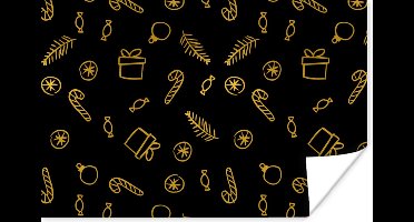 Poster Zuurstok - Cadeau - Kerstmis - 30x20 cm - Kerstmis Decoratie - Kerstversiering - Kerstdecoratie Woonkamer - Kerstversiering - Kerstdecoratie voor binnen - Kerstmis