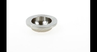 Oxloc Schuifdeurkom rond 50mm bl.rvs