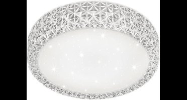 REALITY PEGASUS Plafonniere - Wit - incl. 1x LED 12W - D: 28 cm - Sterreneffect