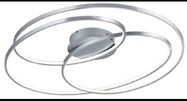 Trio Plafondlamp Gale 80 X 65 Cm Led Staal Matzilver