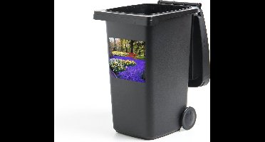 Container sticker Bloemen in de Keukenhof in Zuid-Holland - 40x40 cm - Kliko sticker