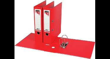 Ordner Quantore - A4 - 80mm breed - PP kunststof - rood