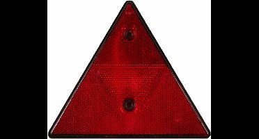 Benson Driehoekige reflector - rood - 15,5 cm - E4-gekeurd - 2 bevestigingsgaten