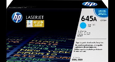 HP 645A - Tonercartridge / Cyaan