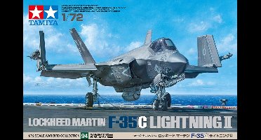 Tamiya Modelbouwpakket Militaire voertuigen - 60794 Lockheed Martin F-35C Lightning II - Amerikaanse Straaljager Plastic - 1:72 - Modelbouw