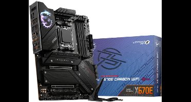 MSI MPG X670E CARBON WIFI moederbord AMD X670 Socket AM5 ATX