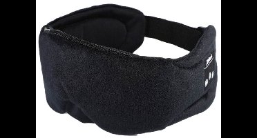 Slaapmasker met koptelefoon Bluetooth 5.0 Zwart
