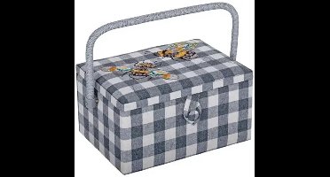 Naaimand (M): Geruit patroon met bij