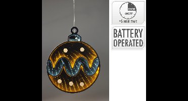 Home & Styling kerstbal Infinity lights 25cm LED meerkleurig decoratie.