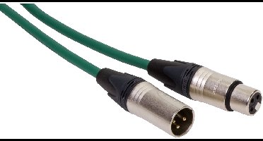 Cordial CPM 3 FM-GN Microkabel 3 m - Microfoonkabel