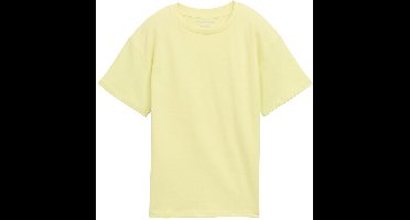 Tom Tailor - T-shirt oversized - Maat 140 - lemon grass yellow