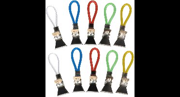 Gerimport Handdoekhaakjes - gekleurd - 10x - handdoekclips - ophanghaakjes