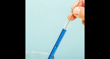 Kikkerland Glazen Rietjes - Set van 6 - Herbruikbaar - Geschikt voor smoothies - Cocktails