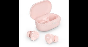 PHILIPS TAT1209PK True Wireless In Ear Bluetooth Headphones - Kleine oordopjes, Geweldige kwaliteit, Natuurlijk geluid met dynamische bass, Duidelijke gesprekken en Kleine oplaadhoes - Roze