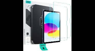 Esr Ultrafit Gehard Glas Voor Ipad 10.9 2022 2025 Met Schermbescherming 2-Pack