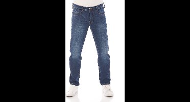 Mustang Heren Jeans Broeken Real X Oregon tapered Fit Blauw Volwassenen
