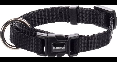Hond Halsband Ziggi Zwart XXS 15-25cm 10mm