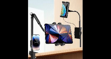 Verstelbare Tablethouder voor Bed - 360° Draaibare Houder voor iPad en Tablets tablet holder for bed