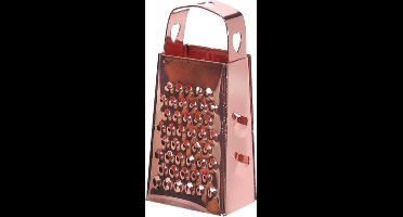 Ideas4seasons Amberblokjes/geurblokjes accessoires set - kleine rasp en schaaltje - zwart/koper