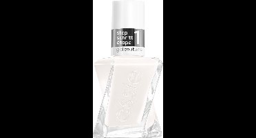 essie Gel Couture nagellak - 136 first fitting - witte gelnagellak zonder UV-lamp - voor je eigen gelmanicure thuis - tot wel 15 dagen glanzend - wit - 13,5ml