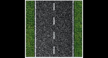 Brixies Straatplaat | Grondplaat 32x32 noppen - Geschikt voor Lego Classic Bouwstenen - Straat recht